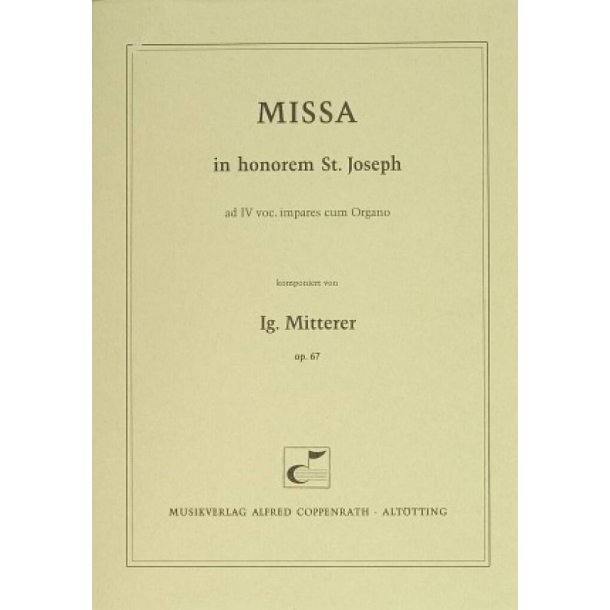 Missa in honorem S. Joseph : C-Dur