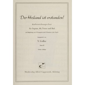 Goller, Der Heiland ist erstanden