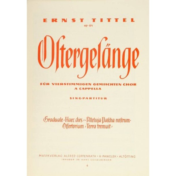 Tittel: Zwei Osterges&auml;nge