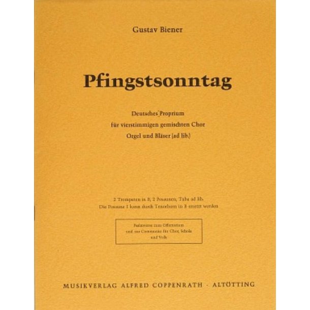 Pfingstsonntag : Deutsches Proprium
