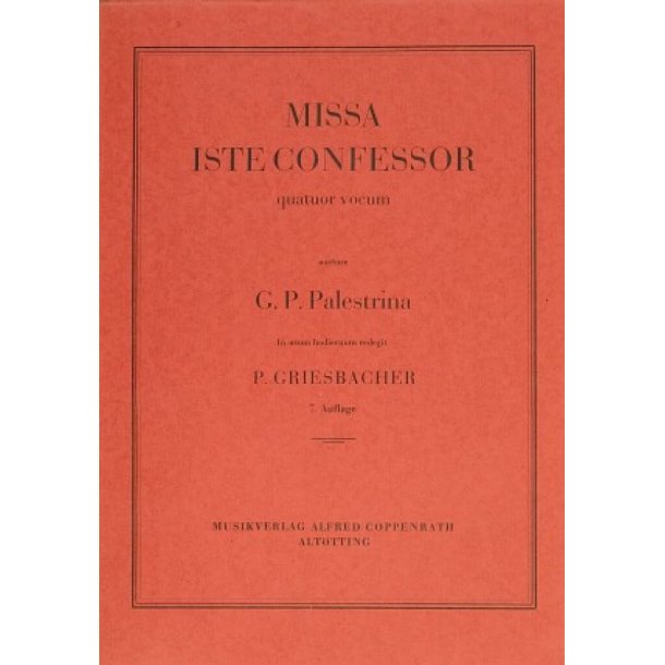 Missa Iste Confessor