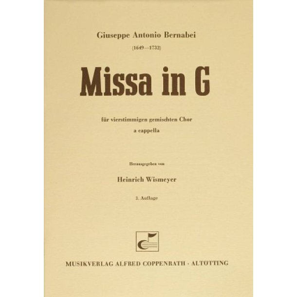 Missa in G : G-Dur