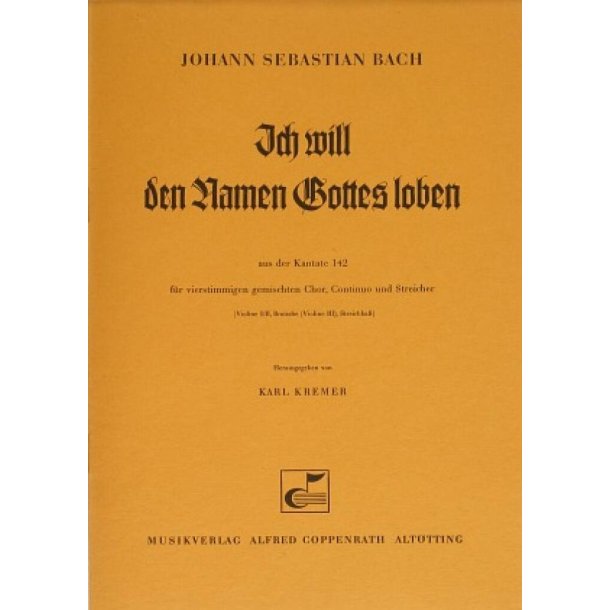 Ich will den Namen Gottes loben : C-Dur
