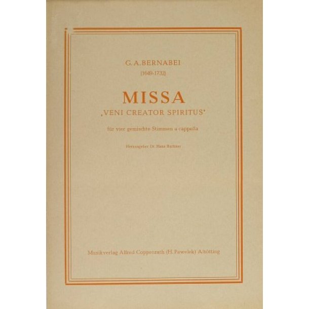 Missa : Veni creator spiritus