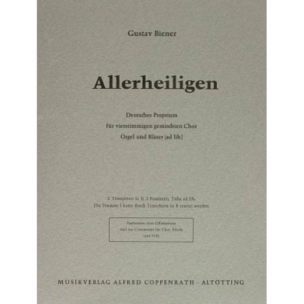 Allerheiligen : Deutsches Proprium