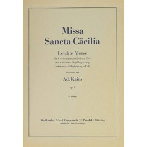 Missa Sancta Cäcilia : G-Dur