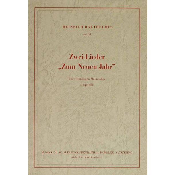 Barthelmes: Zum neuen Jahr