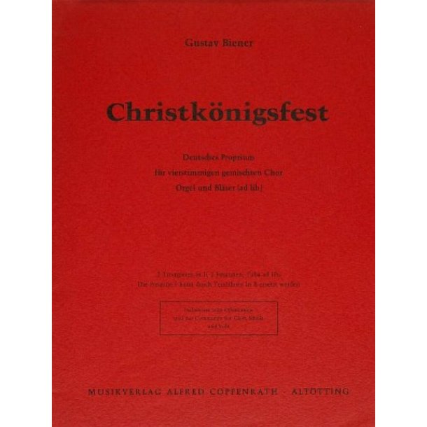 Christk&ouml;nigsfest : Deutsches Proprium