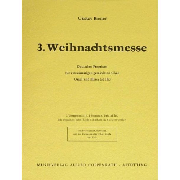 Weihnachtsmesse : Deutsches Proprium