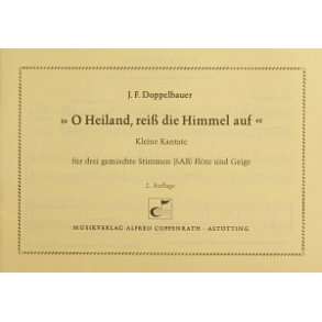 O Heiland, reiß die Himmel auf : e-Moll