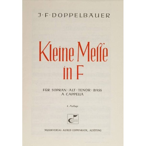 Kleine Messe in F : F-Dur