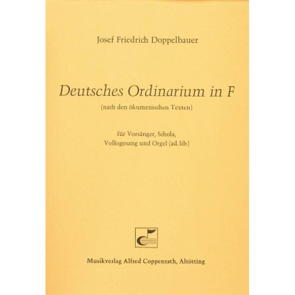 Deutsches Ordinarium : F-Dur