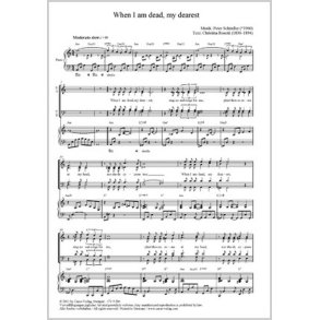 When I am dead, my dearest