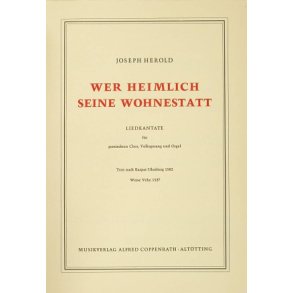 Wer heimlich seine Wohnestatt : D-Dur