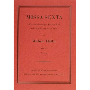 Missa sexta : F-Dur