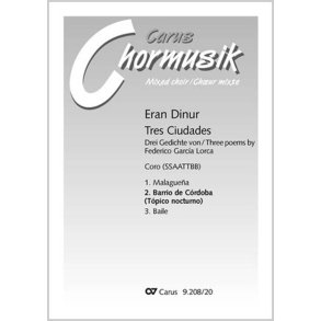 Barrio de Córdoba : aus: Tres Ciudades. Three poems by Federico Garcia Lorca