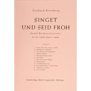 Singet und seid froh- 12 Weihnachstlieder