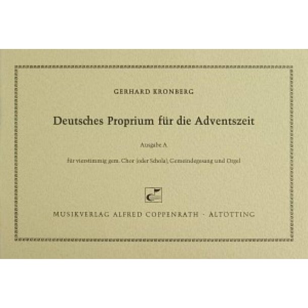 Deutsches Proprium f&uuml;r die Adventszeit