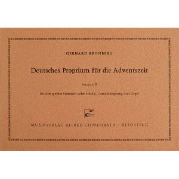 Deutsches Proprium f&uuml;r die Adventszeit