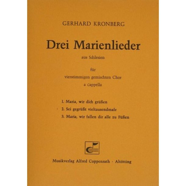 Kronberg: Drei schlesische Marienlieder