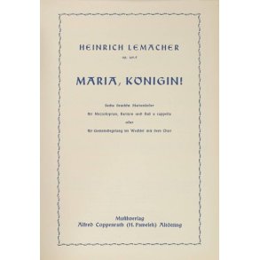 Lemacher: Sechs deutsche Marienlieder