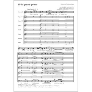 El dia que me quieras : G-Dur