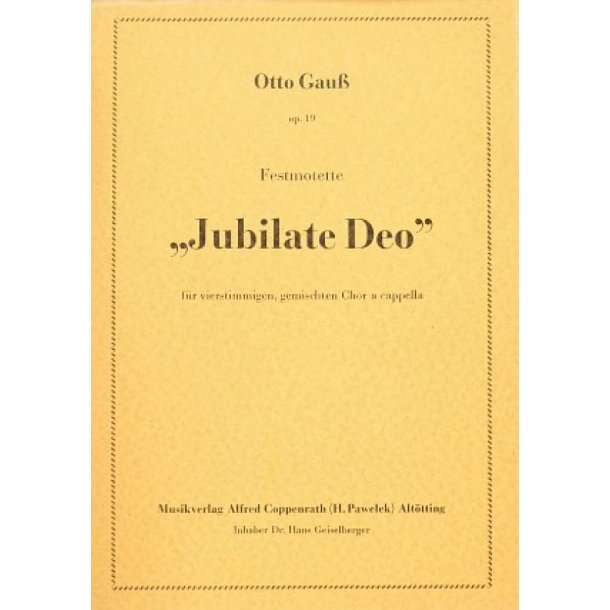 Jubilate Deo : Festmotette