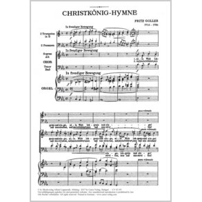 Christkönigs-Hymne : Es-Dur