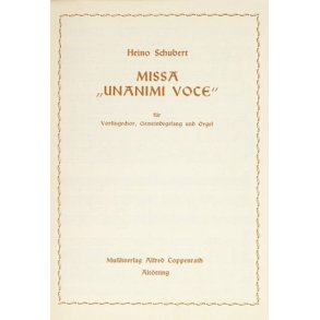 Missa Unanimi voce