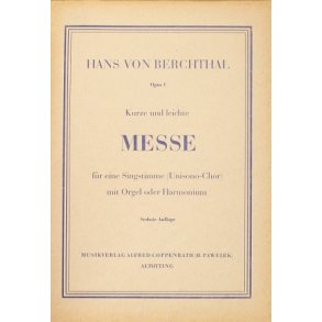 Kurze und leichte Messe