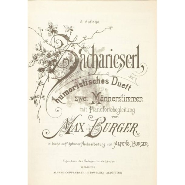 Zacharieserl : Humoristisches Duett