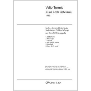 Tormis, Sechs estnische Kinderlieder