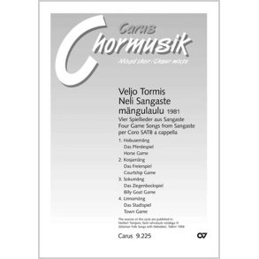 Tormis, Vier Spiellieder von Sangaste