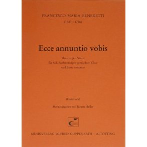 Ecce annuntio vobis : Motetto per Natale