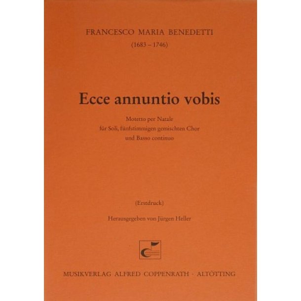 Ecce annuntio vobis : Motetto per Natale