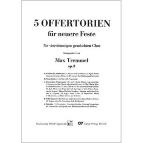 Tremmel, 5 Offertorien für neue Feste