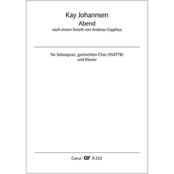 Abend : nach einem Sonett von Andreas Gryphius