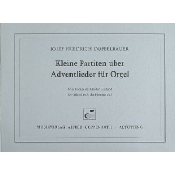 Doppelbauer: Kleine Partiten &uuml;ber Adventlieder