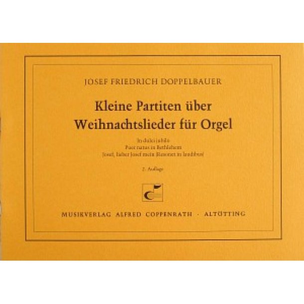Doppelbauer: Kleine Partiten &uuml;ber Weihnachtslieder