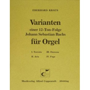 Varianten einer 12-Ton-Folge Johann Sebastian Bach