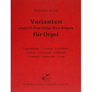 Varianten einer 12-Ton-Folge Max Regers