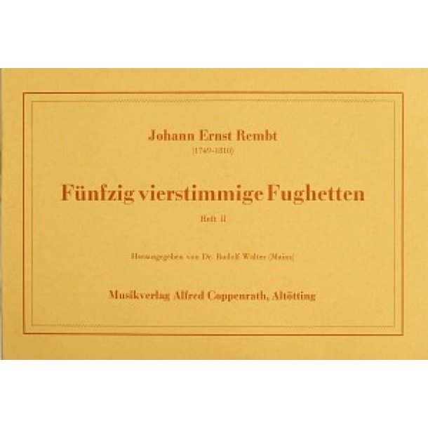 F&uuml;nfzig vierstimmige Fughetten II