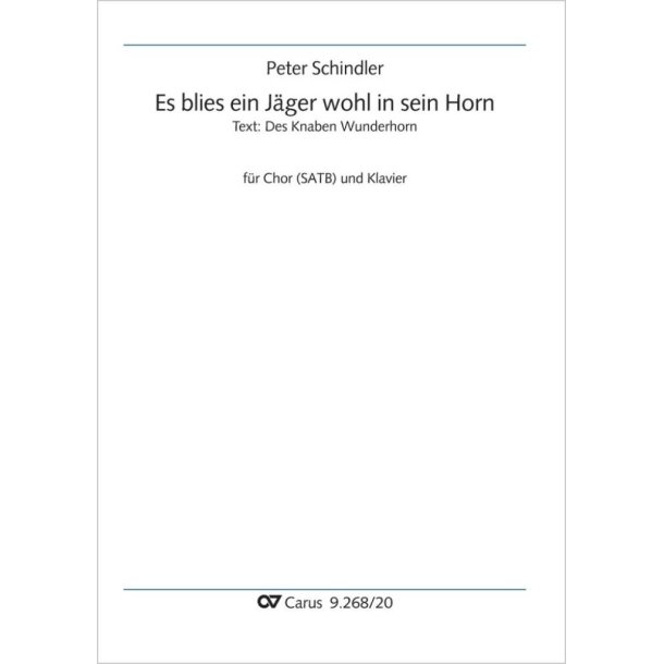 Es blies ein J&auml;ger wohl in sein Horn - D minor : from: Sonne, Mond und Sterne