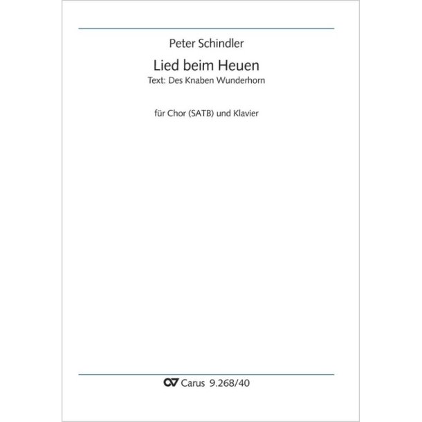 Lied beim Heuen : from: Sonne, Mond und Sterne