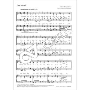 Der Mond - E flat major : from: Sonne, Mond und Sterne