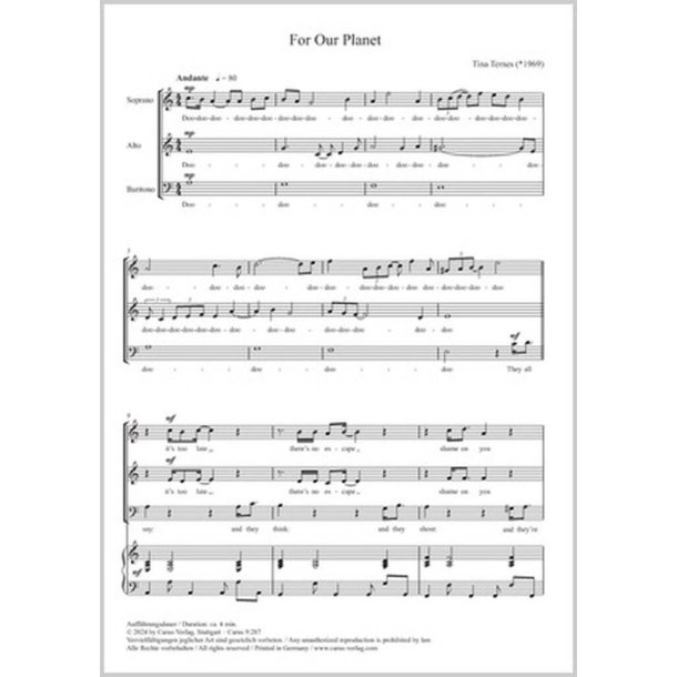 For Our planet - A minor : Award winning at females featured competition