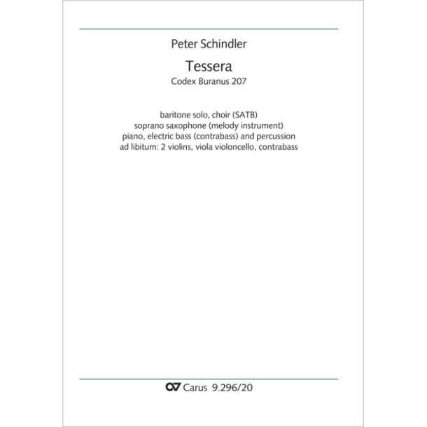 Tessera - E minor : aus: Perpetuum mobile - Songs from the Codex Buranus