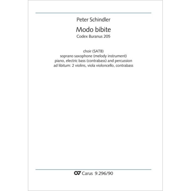 Modo bibite : from: Perpetuum mobile - Songs from the Codex Buranus