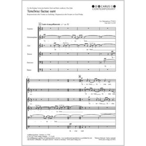 Tenebrae factae sunt : Responsorium in der Nocturn am Karfreitag