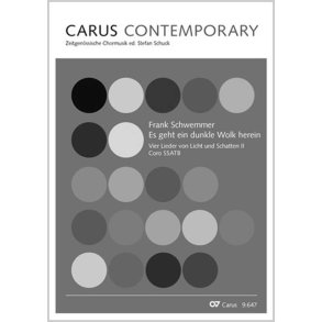 Es geht eine dunkle Wolk herein : Vier Lieder von Licht und Schatten II